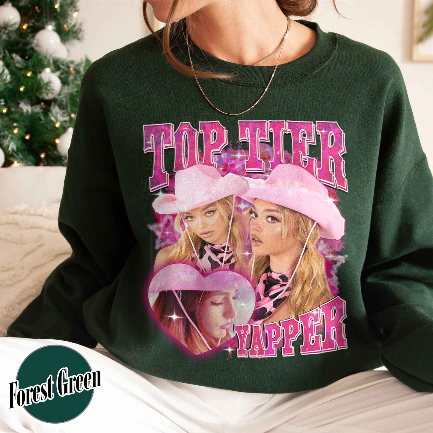 Custom Bootleg Sweatshirt, Top Tier Yapper Custom Sweatshirt, Custom Vintage Retro Sweatshirt