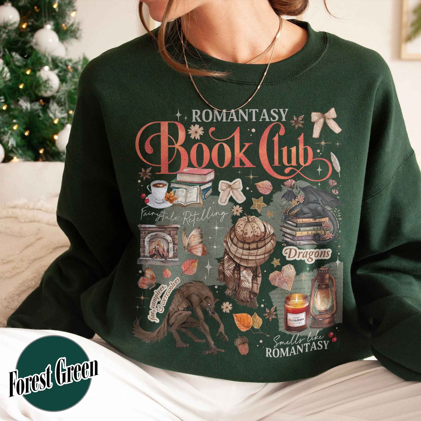 Bookish Sweatshirt, Romantasy Reader Book Club Sweatshirt, Fall Love With Reading Sweatshirt