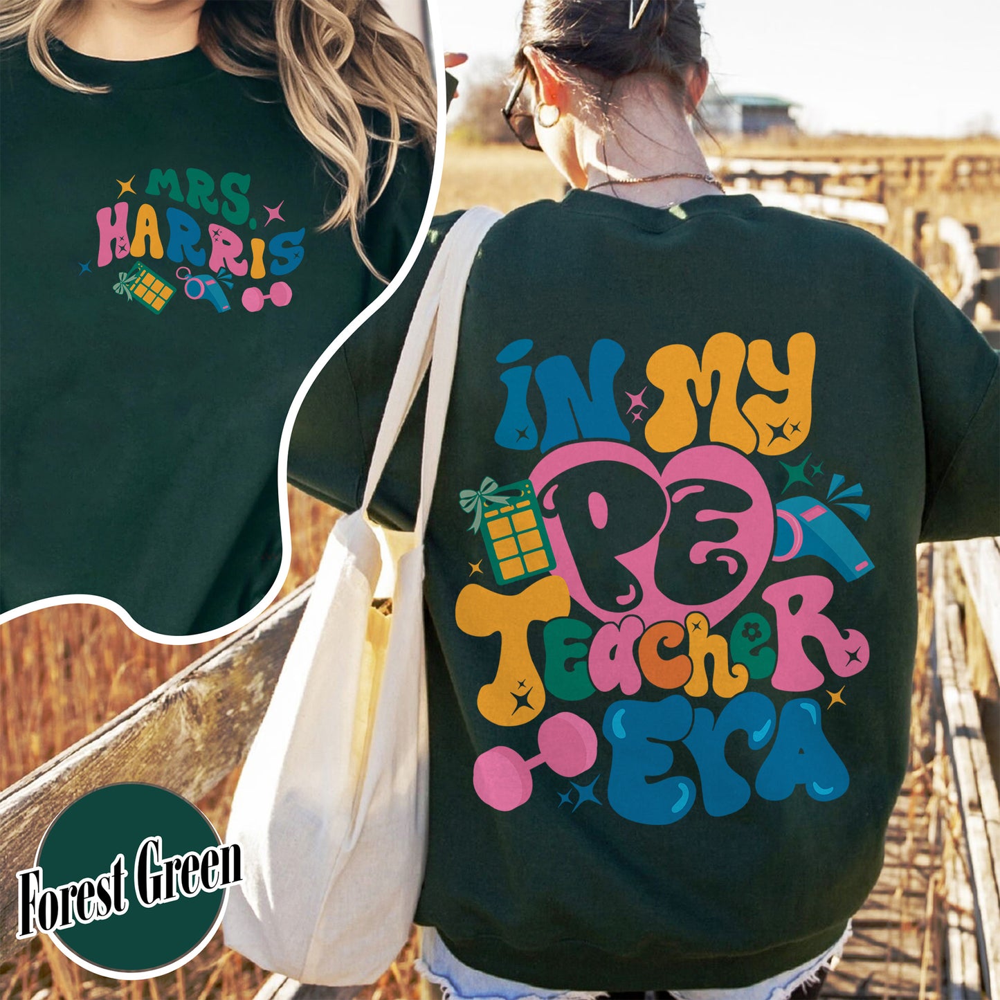 Custom Pe Teacher Sweatshirt, Physical Education Teacher Sweatshirt, Pe Teacher Appreciation Sweatshirt