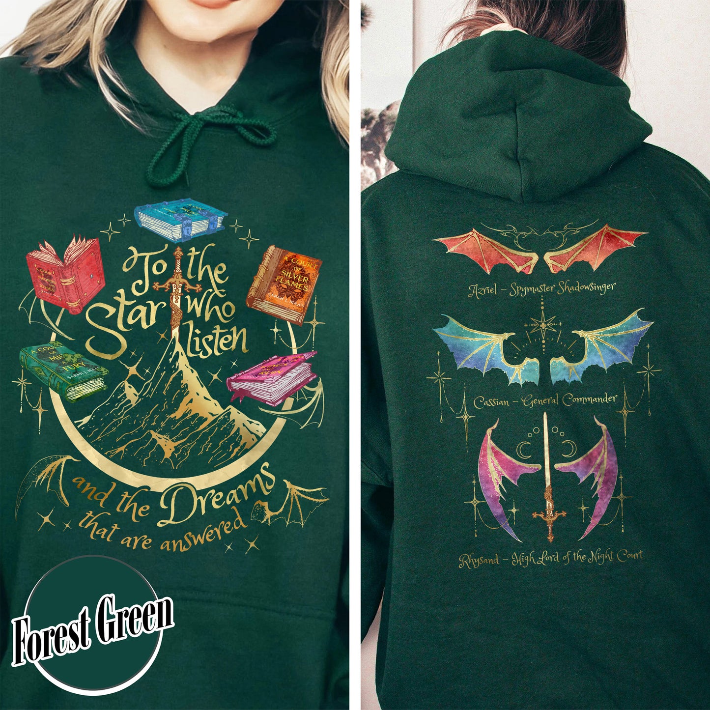 Fan Of ACOTAR Series Two Sided Hoodie,Velaris Hoodie Acotar Velaris City Of Starlight,Rhysand Hoodie,The Bat Boys Hoodie,SJM Inspired Hoodie