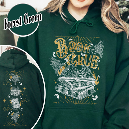 Custom Book Club Hoodie, Custom Book Merch, Custom Book Club Hoodie, Book Club Gift, Fantasy Book Club Hoodie, Romantasy Book Club