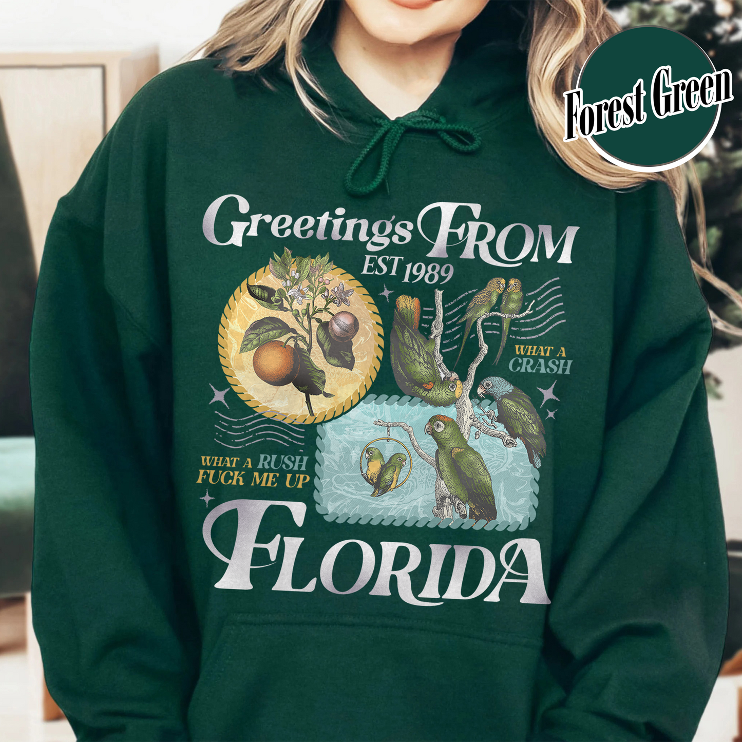 Florida!!! Hoodie, Palm Beach Hoodie, Girls Trip Hoodie, Trendy Summer, Ttpd Hoodie, Tropical Aesthetic Swiftie Gift, Summer Vibes