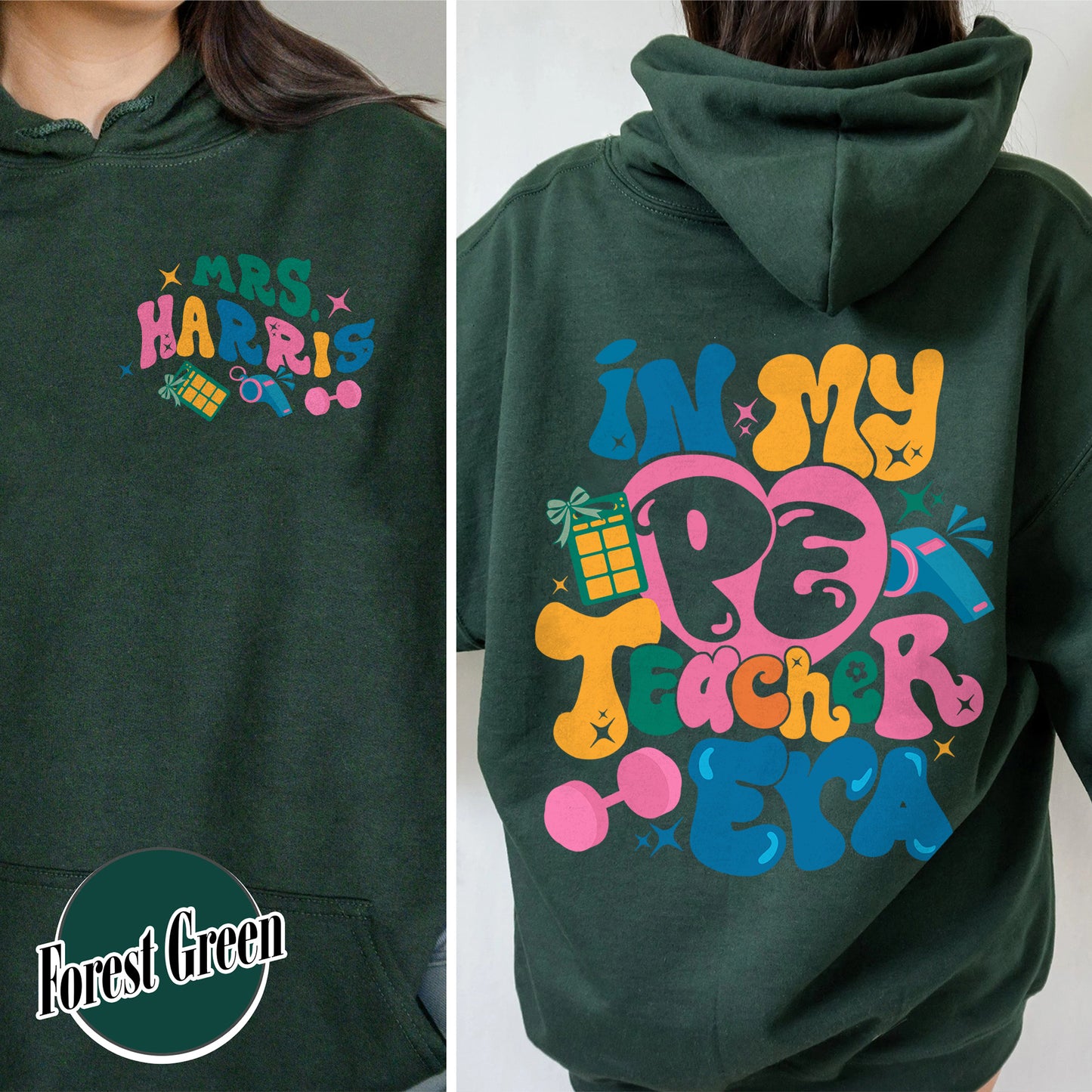Custom Pe Teacher Hoodie, Physical Education Teacher Hoodie, Pe Teacher Appreciation Hoodie