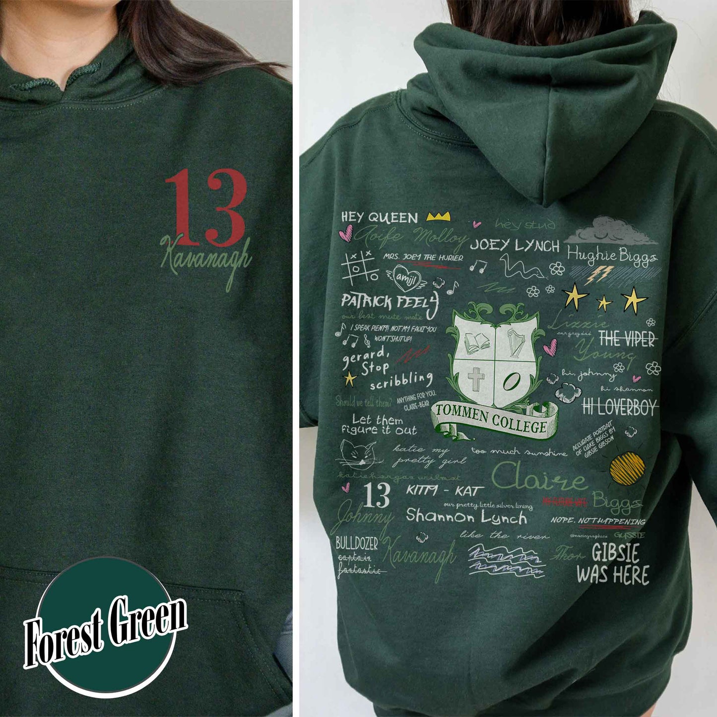 Boys of Tommen Hoodie, Rugby Team Hoodie, Tommen College Hoodie, Bookish Merch, Bookish GIF, Tommen Print Hoodie, Romance Book Hoodie, Rugby College