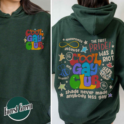 Cool Gays Club Hoodie, Pride Hoodie, Pride Month, Gay Pride Lgbt, Equality Hoodie,Lgbtq Gift,Rainbow Hoodie,Lgbt Pride Hoodie,Be Kind