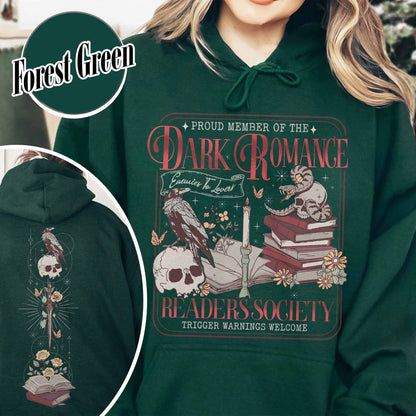 Dark Romance Book Club Hoodie, Good Girls Read Dark Romance Hoodie, Dark Romance Social Club, Dark Romance Era, Dark Romance Gift, Book Lover