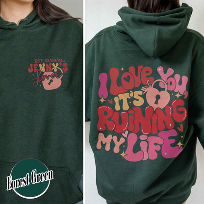 Custom Couples Hoodie, She Found Her Lover Personalized, She Found Her Lover Theme, Lover Lyrics Hoodie, Gift for Her, Gift for Him