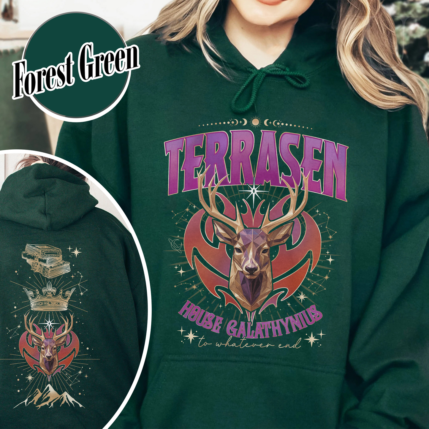 Aelin Galathynius Fireheart, Aelin Galathynius Hoodie, Fireheart Aelin Hoodie, Kingsflame the Thirteen, Fireheart Queen Aelin Hoodie, Gift for Her