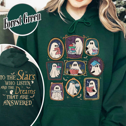 Bookish Hoodie, Throne of Glass Hoodie, SJM ACOTAR Hoodie, Book Ghosts Hoodie, Sjm Halloween Hoodie