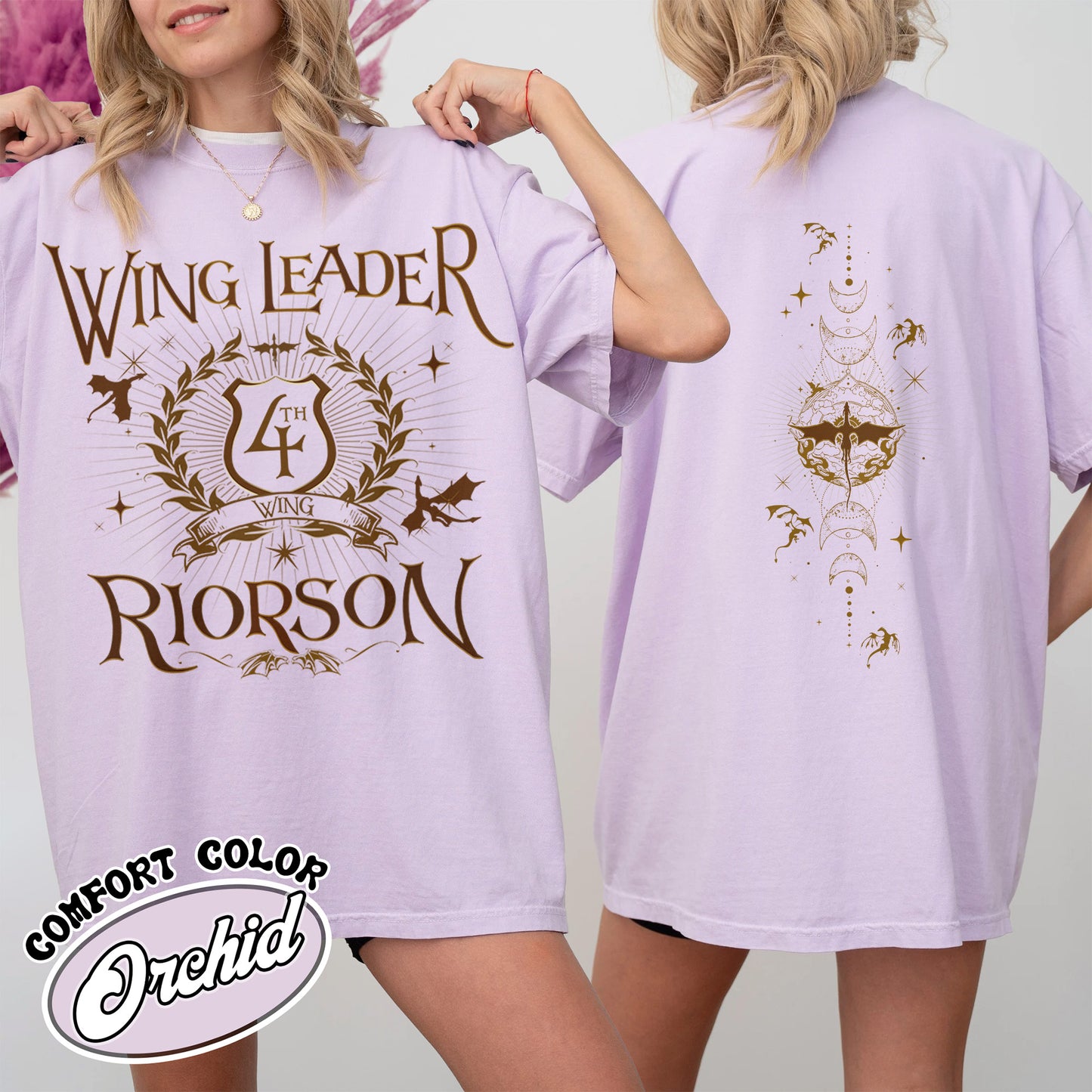 Fourth Wing Book Lover Comfort Color Shirt, Dragon Rider Shirt, Wing Leader Xaden Riorson Shirt