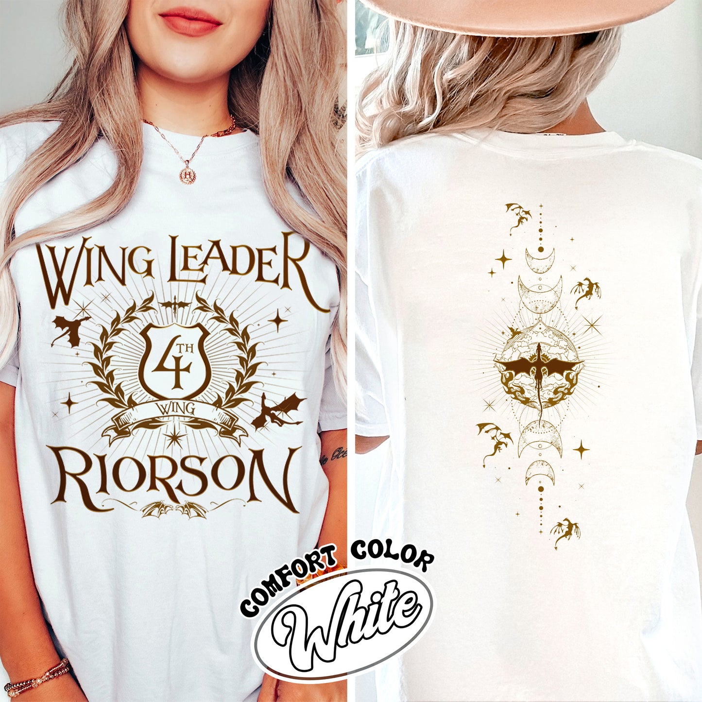 Fourth Wing Book Lover Comfort Color Shirt, Dragon Rider Shirt, Wing Leader Xaden Riorson Shirt