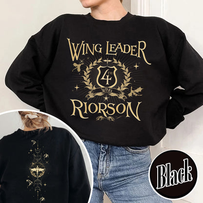Fourth Wing Book Lover Sweatshirt, Dragon Rider Sweatshirt, Wing Leader Xaden Riorson Sweatshirt