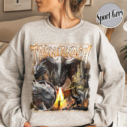 Fourth Wing Sweatshirt,  Bootleg Tairn Dragon Sweatshirt, Basgiath Sweatshirt, Violet Sweatshirt, Basgiath War College