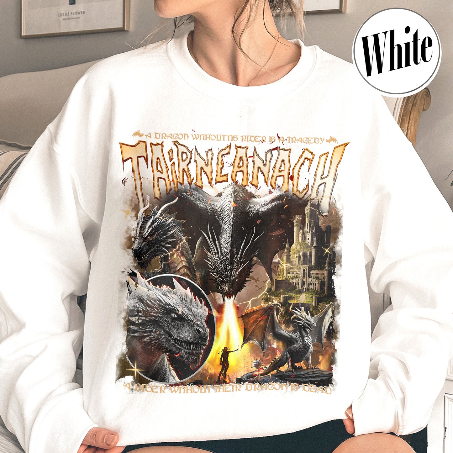 Fourth Wing Sweatshirt,  Bootleg Tairn Dragon Sweatshirt, Basgiath Sweatshirt, Violet Sweatshirt, Basgiath War College
