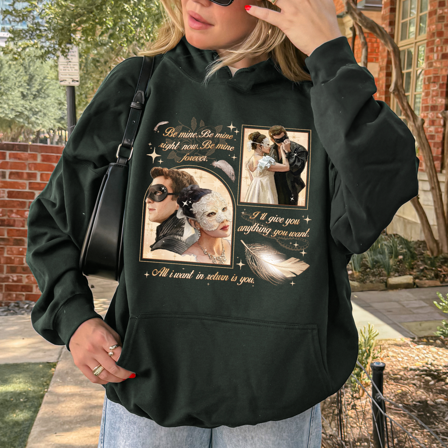 From Masquerade to Marriage – Benophie Inspired – Bridgerton Benedict & Sophie Regency Romance Hoodie