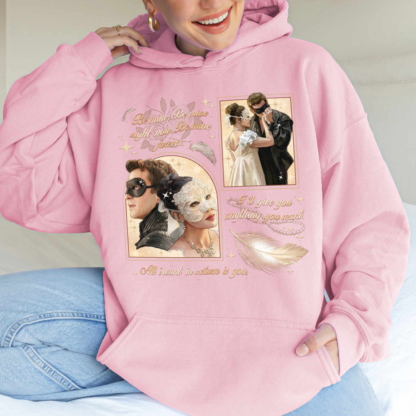 From Masquerade to Marriage – Benophie Inspired – Bridgerton Benedict & Sophie Regency Romance Hoodie
