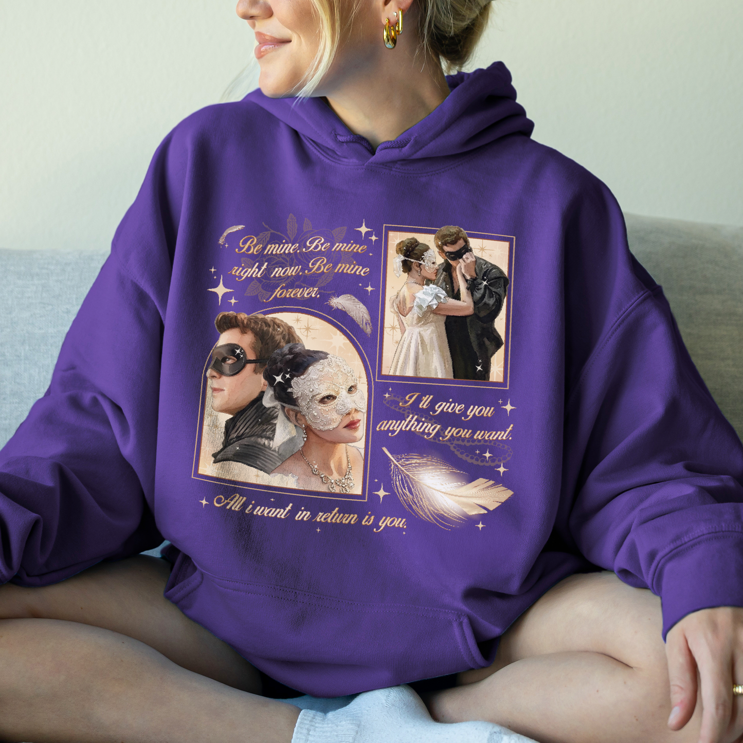 From Masquerade to Marriage – Benophie Inspired – Bridgerton Benedict & Sophie Regency Romance Hoodie