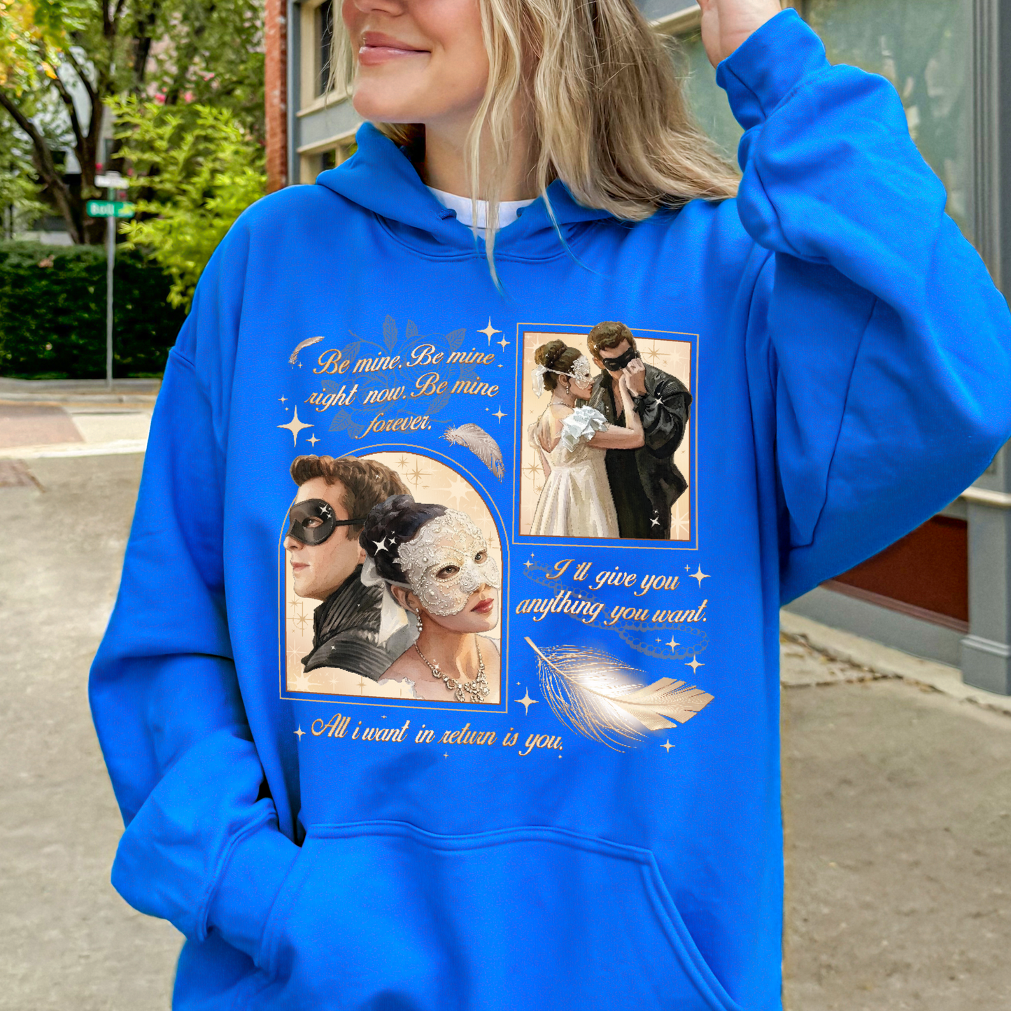 From Masquerade to Marriage – Benophie Inspired – Bridgerton Benedict & Sophie Regency Romance Hoodie