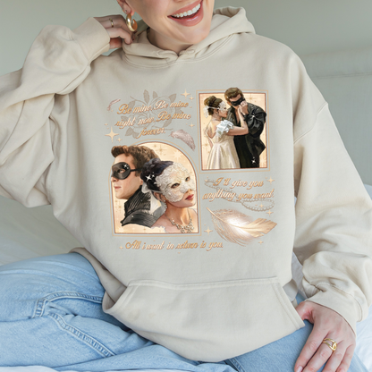 From Masquerade to Marriage – Benophie Inspired – Bridgerton Benedict & Sophie Regency Romance Hoodie