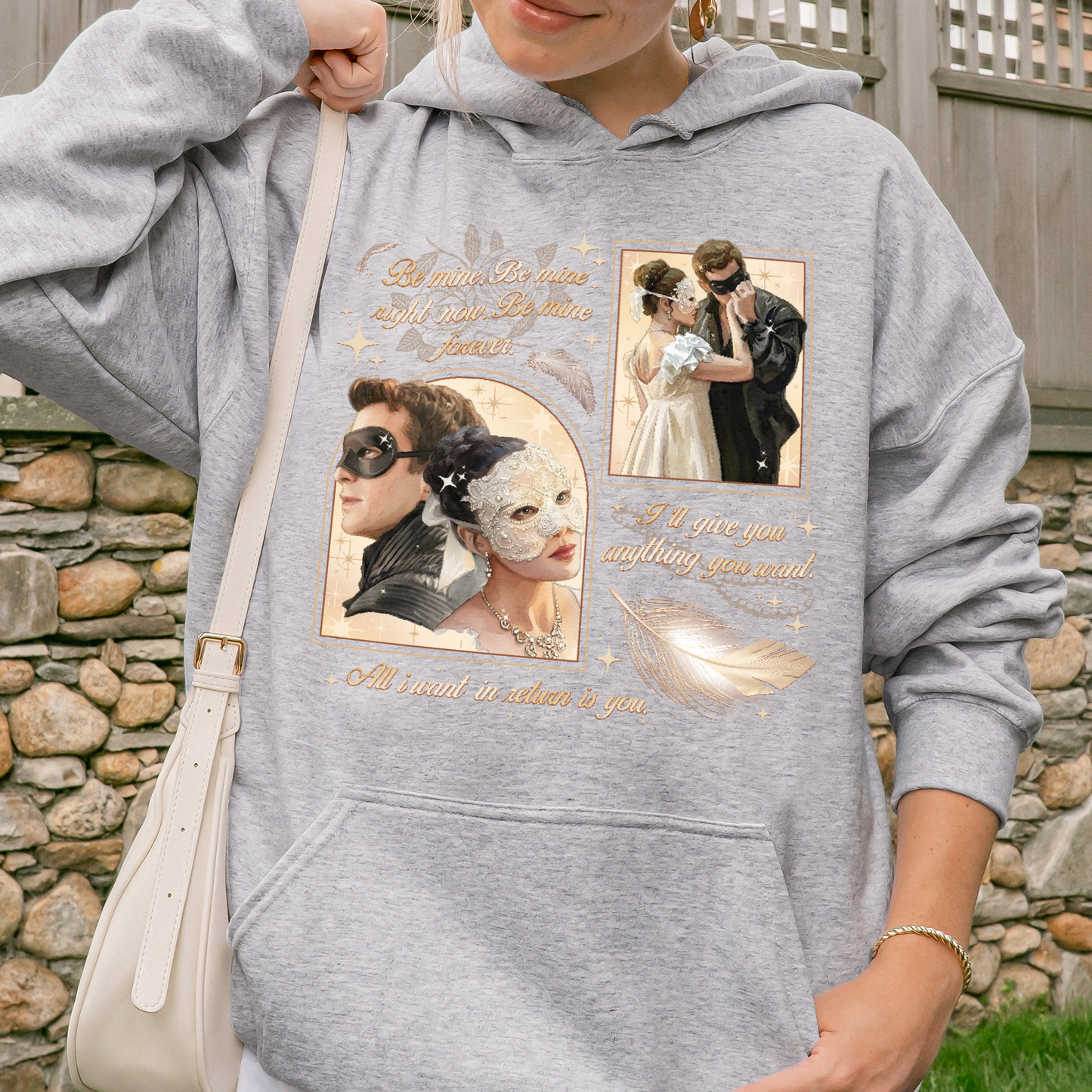 From Masquerade to Marriage – Benophie Inspired – Bridgerton Benedict & Sophie Regency Romance Hoodie
