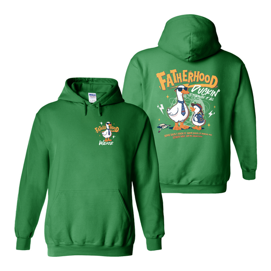 Funny Dad Hoodie,Cool Goose Dad Hoodie,FATHERHOOD Duck Hoodie,Dad Gift