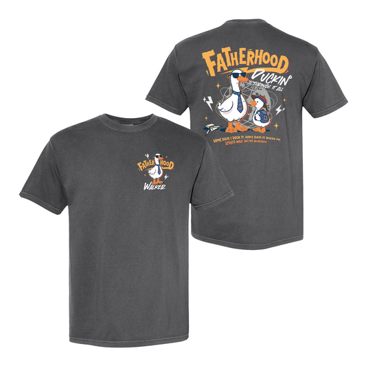 Funny Dad Shirt Comfort Colors,Cool Goose Dad Shirt,FATHERHOOD Duck Shirt,Dad Gift