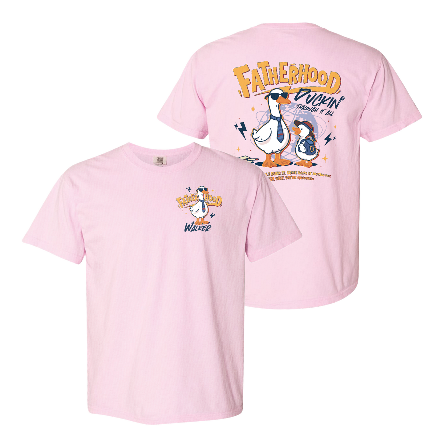 Funny Dad Shirt Comfort Colors,Cool Goose Dad Shirt,FATHERHOOD Duck Shirt,Dad Gift