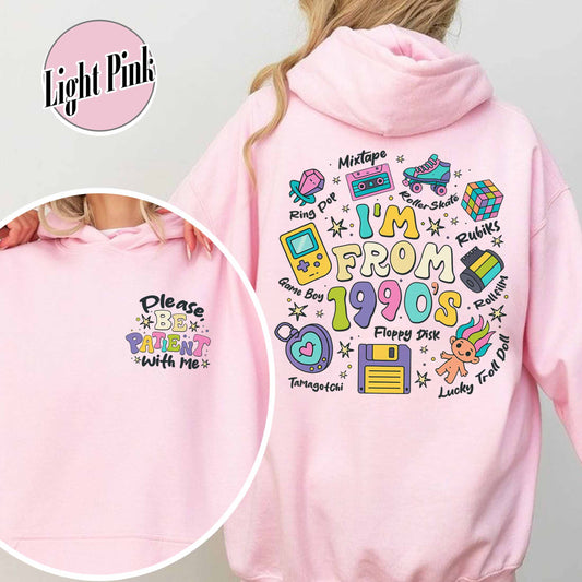 Funny Western Hoodie, Please Be Patient With Me I’m From the 1900s Hoodie, Retro 1900 Hoodie