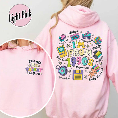 Funny Western Hoodie, Please Be Patient With Me I’m From the 1900s Hoodie, Retro 1900 Hoodie