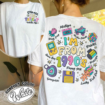 Funny Western Comfort Color Shirt, Please Be Patient With Me I’m From the 1900s Shirt, Retro 1900 Shirt