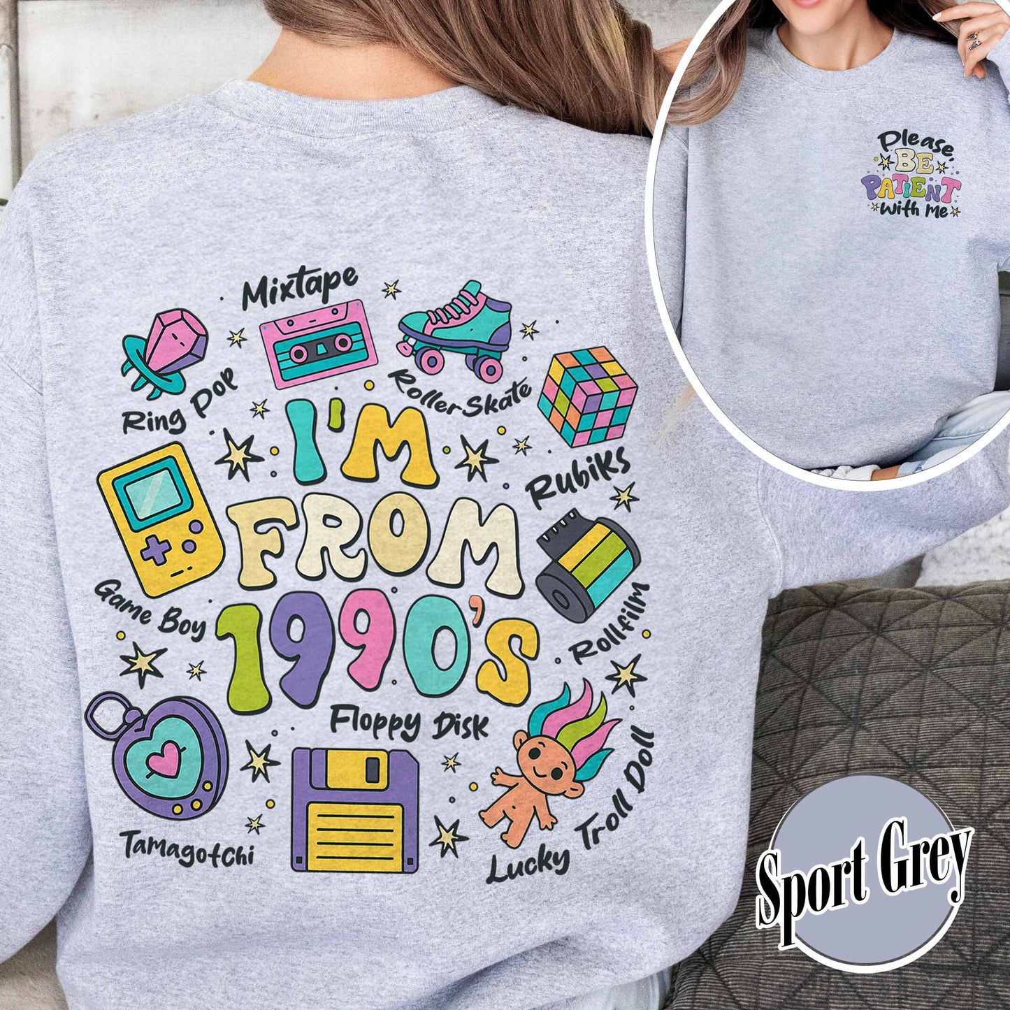 Funny Western Sweatshirt, Please Be Patient With Me I’m From the 1900s Sweatshirt, Retro 1900 Sweatshirt