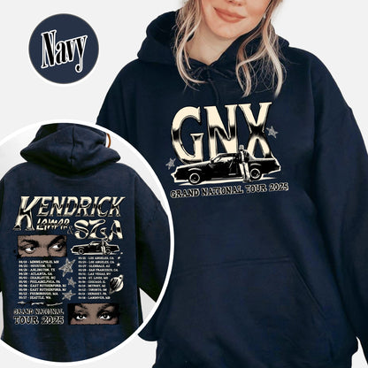GNX Hoodie,Grand National Tour Hoodie, Concert 2025 Hoodie, GNT 2025 Hoodie,Hip Hop Hoodie,KL and S Tour Hoodie