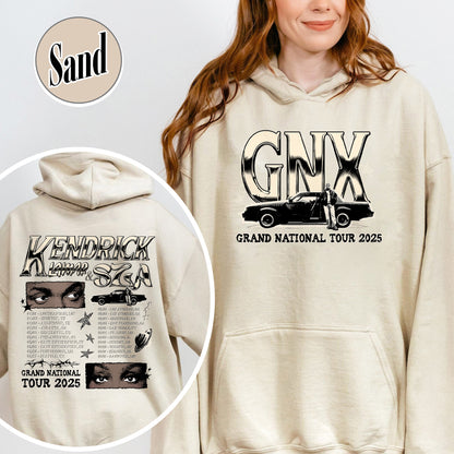 GNX Hoodie,Grand National Tour Hoodie, Concert 2025 Hoodie, GNT 2025 Hoodie,Hip Hop Hoodie,KL and S Tour Hoodie