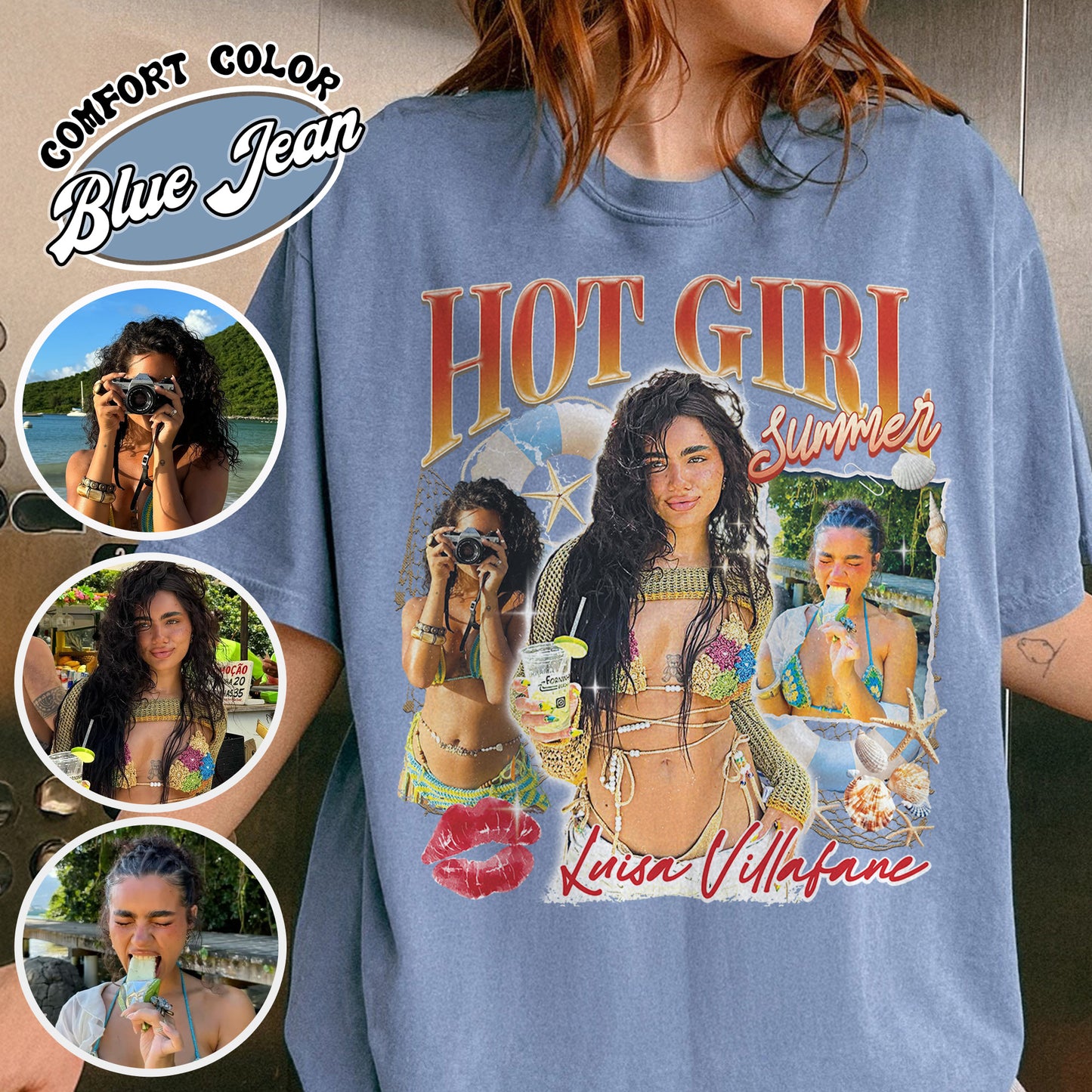 Girls Trip Comfort Color Shirt, Custom Bootleg Hot Girl Summer Shirt, Trendy Summer Vibes Tee