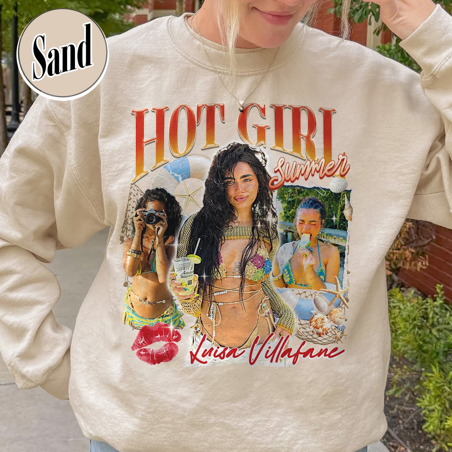 Girls Trip Sweatshirt, Custom Bootleg Hot Girl Summer Sweatshirt, Trendy Summer Vibes Sweatshirt