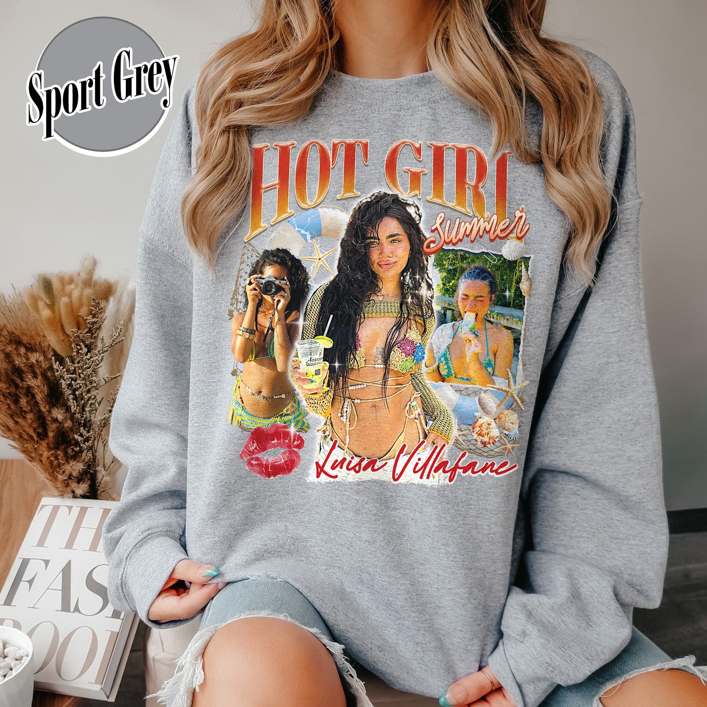Girls Trip Sweatshirt, Custom Bootleg Hot Girl Summer Sweatshirt, Trendy Summer Vibes Sweatshirt