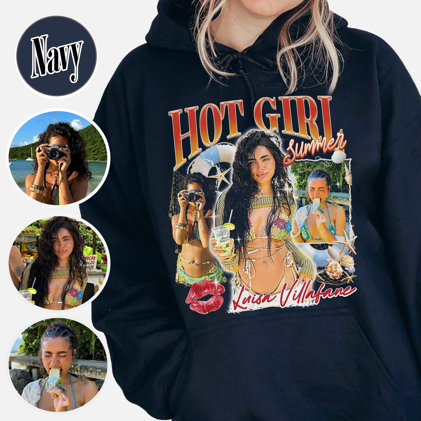 Girls Trip Hoodie, Custom Bootleg Hot Girl Summer Hoodie, Trendy Summer Vibes Hoodie
