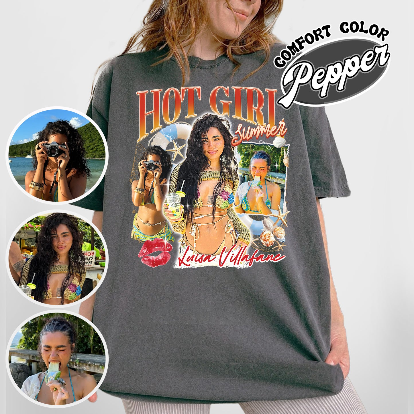 Girls Trip Comfort Color Shirt, Custom Bootleg Hot Girl Summer Shirt, Trendy Summer Vibes Tee