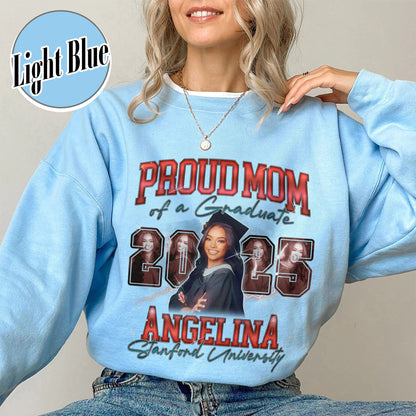 Graduate Sweatshirt, Proud Family Sweatshirt, Group 2025 Graduate Sweatshirts, Custom Graduate Gift