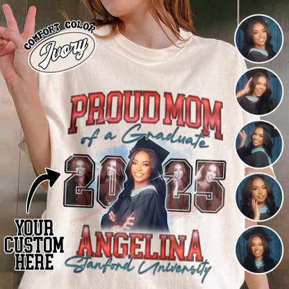 Graduate Comfort Color Shirt, Proud Family TShirts, Group 2025 Graduate Shirts, Custom Graduate Gift