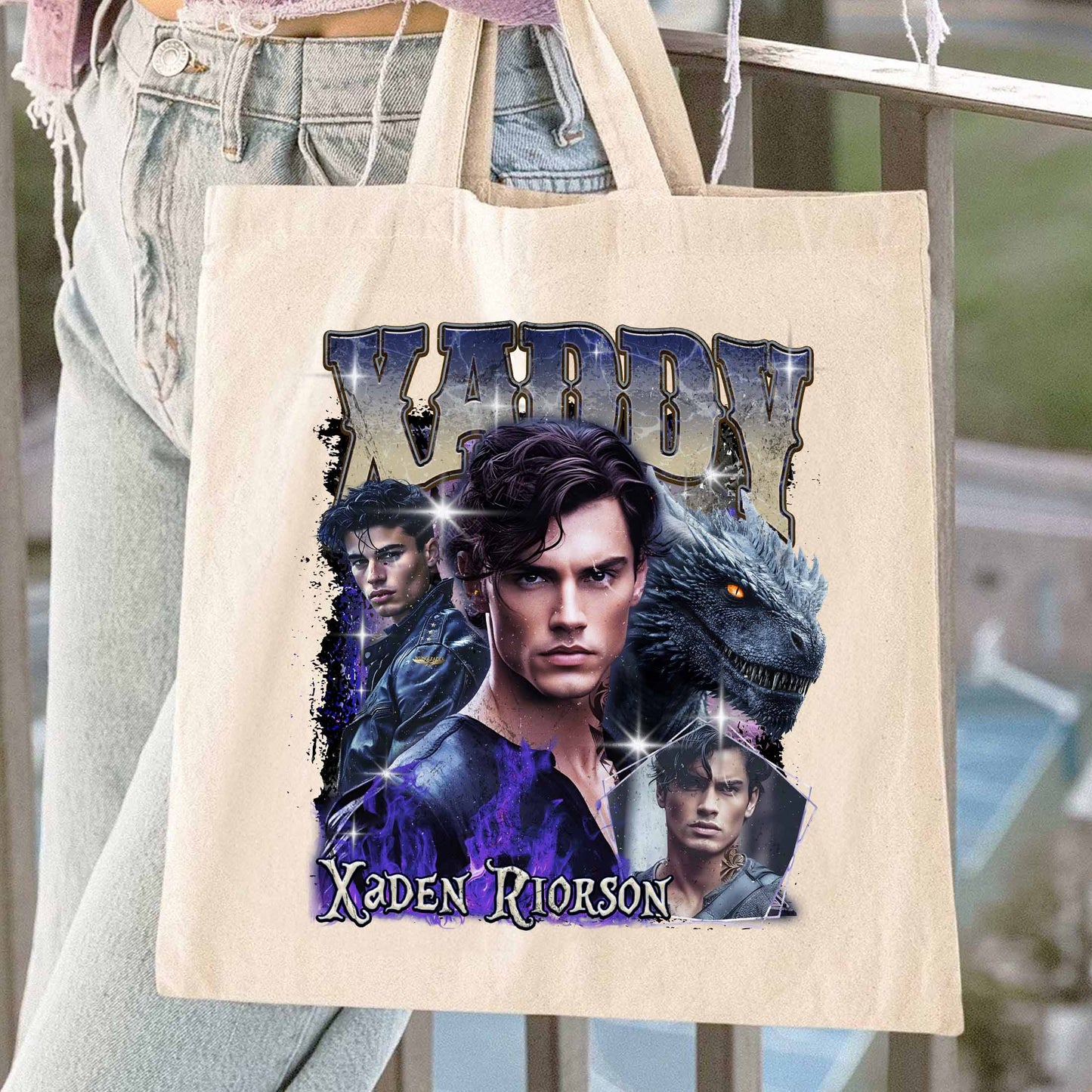 Bookish Tote Bag,Xaden Riorson Tote Bag, Fourth Wing Tote Bag, Dragon Rider Shirt,Basgiath War Tote Bag