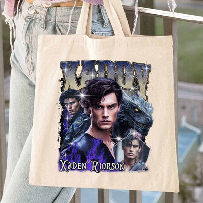 Bookish Tote Bag,Xaden Riorson Tote Bag, Fourth Wing Tote Bag, Dragon Rider Shirt,Basgiath War Tote Bag