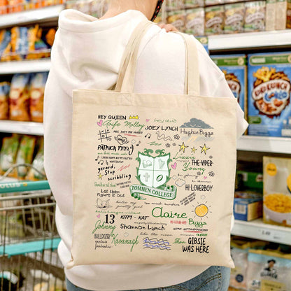 Boys of Tommen Tote Bag, Rugby Team Tote Bag, Tommen College Tote Bag, Bookish Merch, Rugby College Tote Bag