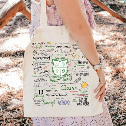 Boys of Tommen Tote Bag, Rugby Team Tote Bag, Tommen College Tote Bag, Bookish Merch, Rugby College Tote Bag