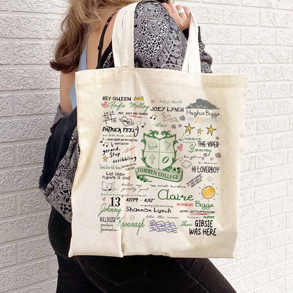 Boys of Tommen Tote Bag, Rugby Team Tote Bag, Tommen College Tote Bag, Bookish Merch, Rugby College Tote Bag