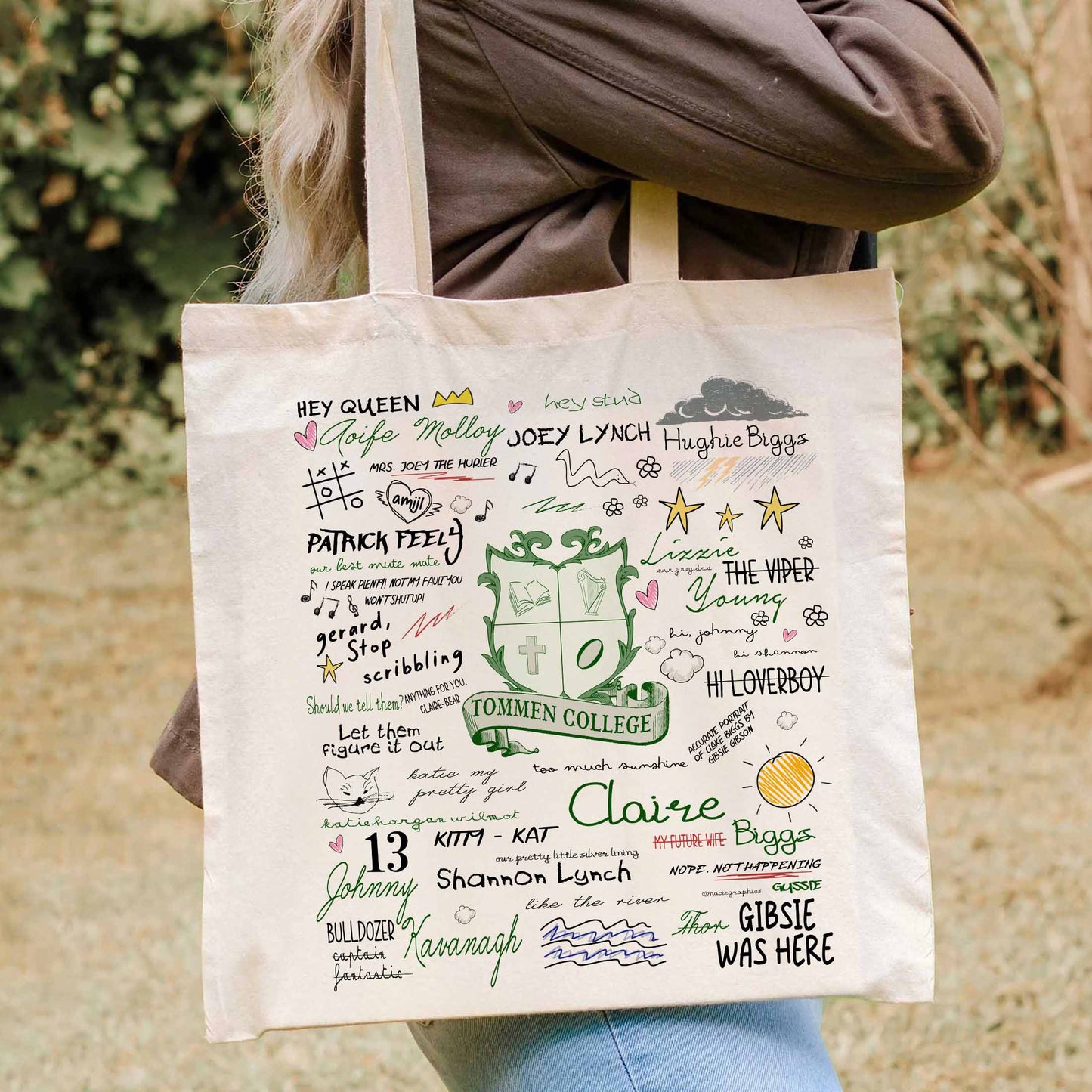 Boys of Tommen Tote Bag, Rugby Team Tote Bag, Tommen College Tote Bag, Bookish Merch, Rugby College Tote Bag