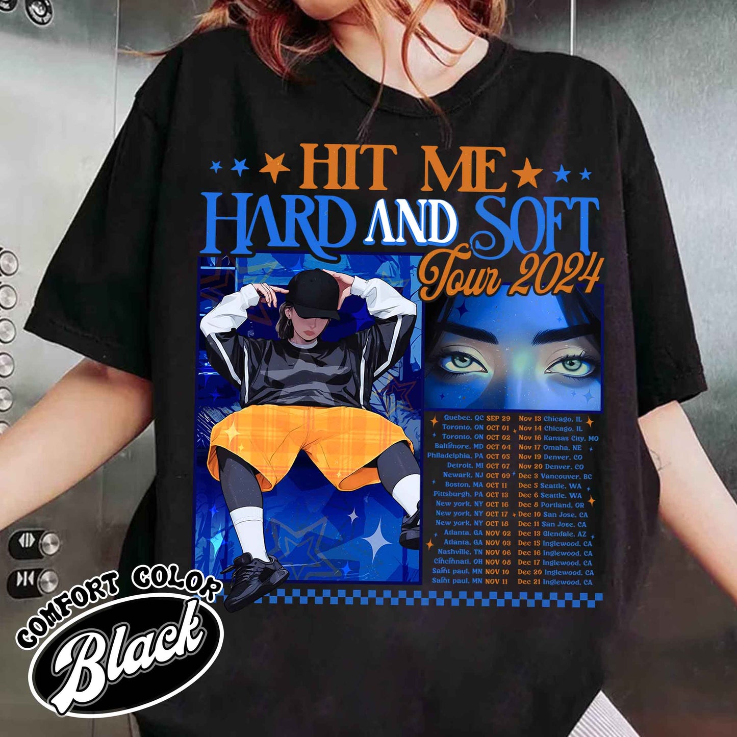 Hit Me Hard and Soft Shirt, Music Tour Shirt, Gift for Her, Women T-Shirt, the Girl Hit Me Hard and Soft Shirt, BOAF Shirt, Music Tour Shirt