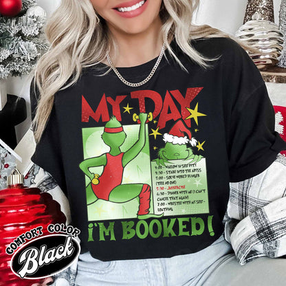 My Day I'm Booked Shirt,My Day Im Book,Christmas Gift,Christmas Shirt,Funny Christmas Shirt,Womens Christmas Shirt,Im Booked Christmas Shirt