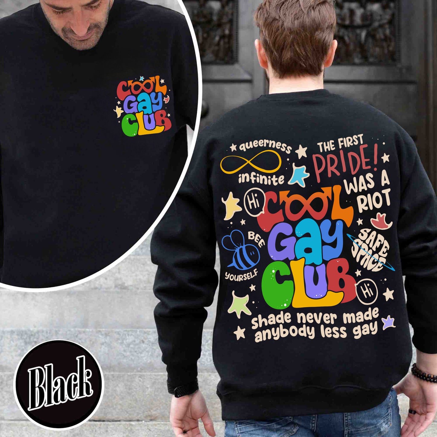 Cool Gays Club Sweatshirt, Pride Sweatshirt, Pride Month, Gay Pride Lgbt, Equality Sweatshirt,Lgbtq Gift,Rainbow Sweatshirt,Lgbt Pride Sweatshirt,Be Kind