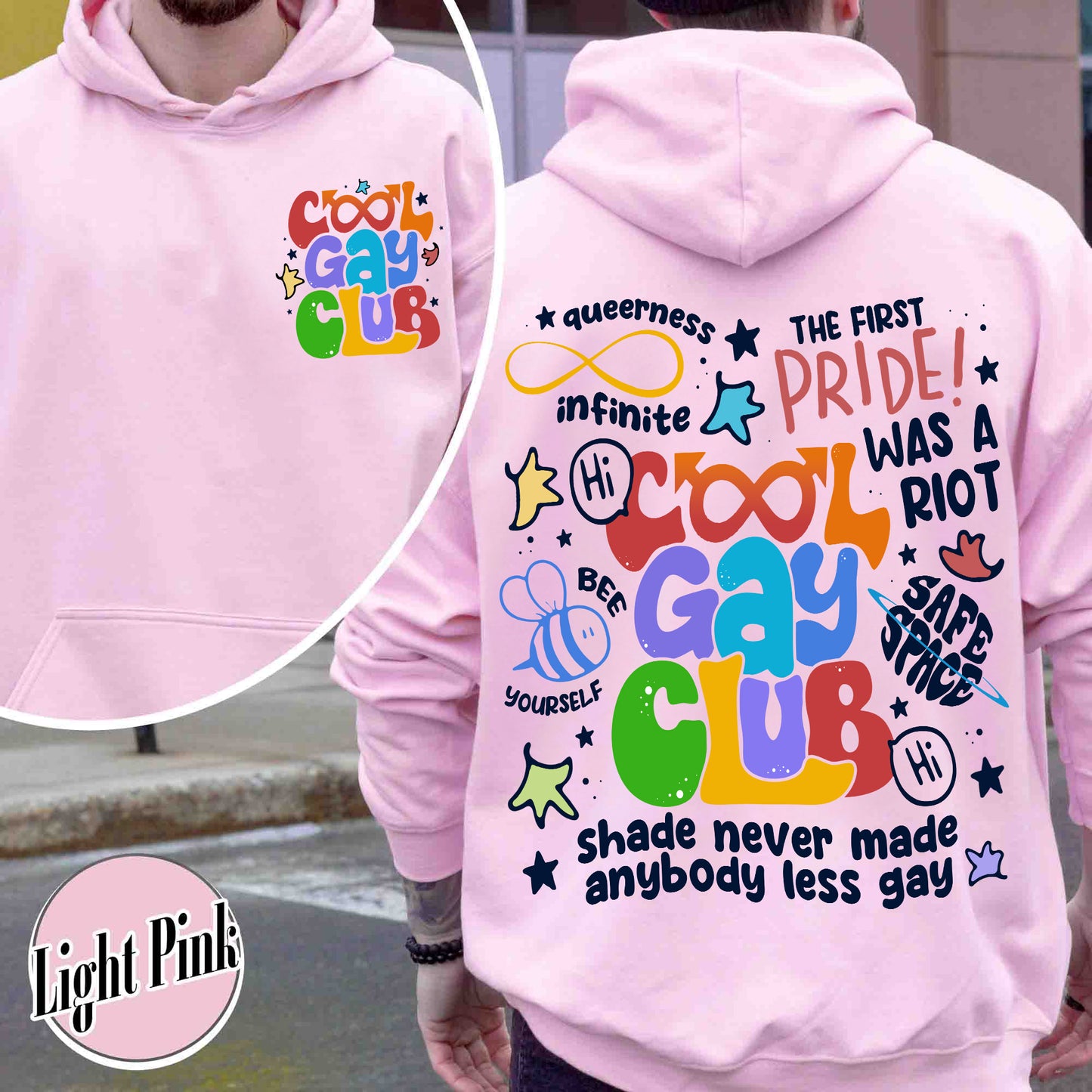 Cool Gays Club Hoodie, Pride Hoodie, Pride Month, Gay Pride Lgbt, Equality Hoodie,Lgbtq Gift,Rainbow Hoodie,Lgbt Pride Hoodie,Be Kind